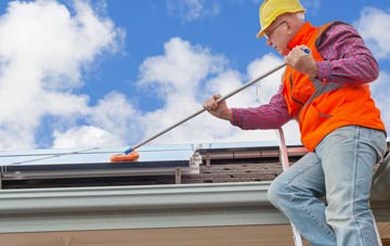 Touchen End soft wash roof cleaning